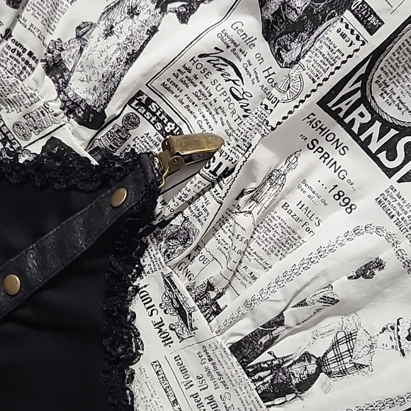 Lip Service - Steampunk skirt and top - M - Picture 13 of 17